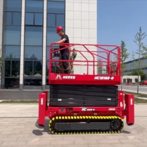 14m Electric All Terrain Crawler Mobile Scissor Lift - Factory Price