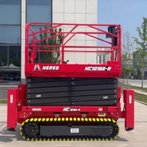 Factory Price! Aerial Electric Crawler Scissor Lift Self Leveling for Outdoor