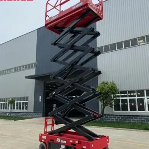 ZGMG 12m Electric Mobile Scissor Lift - Self-Propelled, Factory Price!