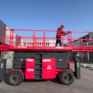 ZGMG 16m Hydraulic Scissor Lift for Rough Terrain - Factory Price