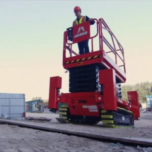 Factory Price! ZGMG 14m Electric Crawler Mobile All Terrain Scissor Lift Platform