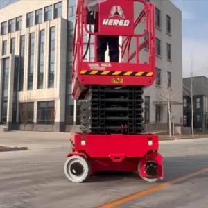ZGMG Mobile Electric Scissor Lift for Street Lamp Maintenance - Factory Price!