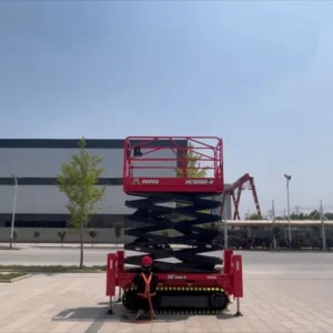 ZGMG Used Tracked Crawler Scissor Lift: Hydraulic Electric, Factory Price for Rough Terrain